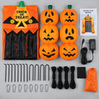 9.5FT Halloween Pumpkin Arch Inflatable with LED Lights