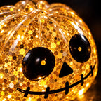 Glitter Glow Dumpling Squishy Blind Box with 5 Halloween Designs