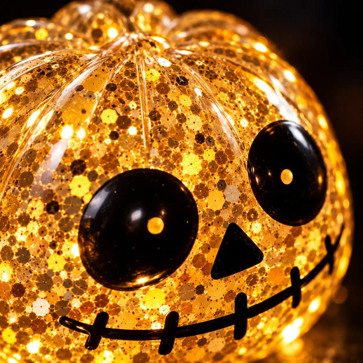 Glitter Glow Dumpling Squishy Blind Box with 5 Halloween Designs