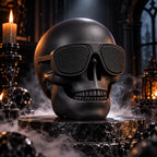 Skull Design Bluetooth Speaker with FM and TF Card Slot