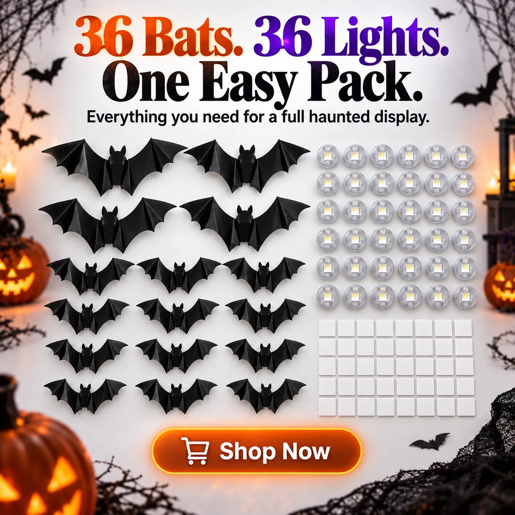 36 Pack Halloween Bats Wall Decor Halloween Decorations Indoor