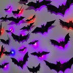 36 Pack Halloween Bats Wall Decor Halloween Decorations Indoor