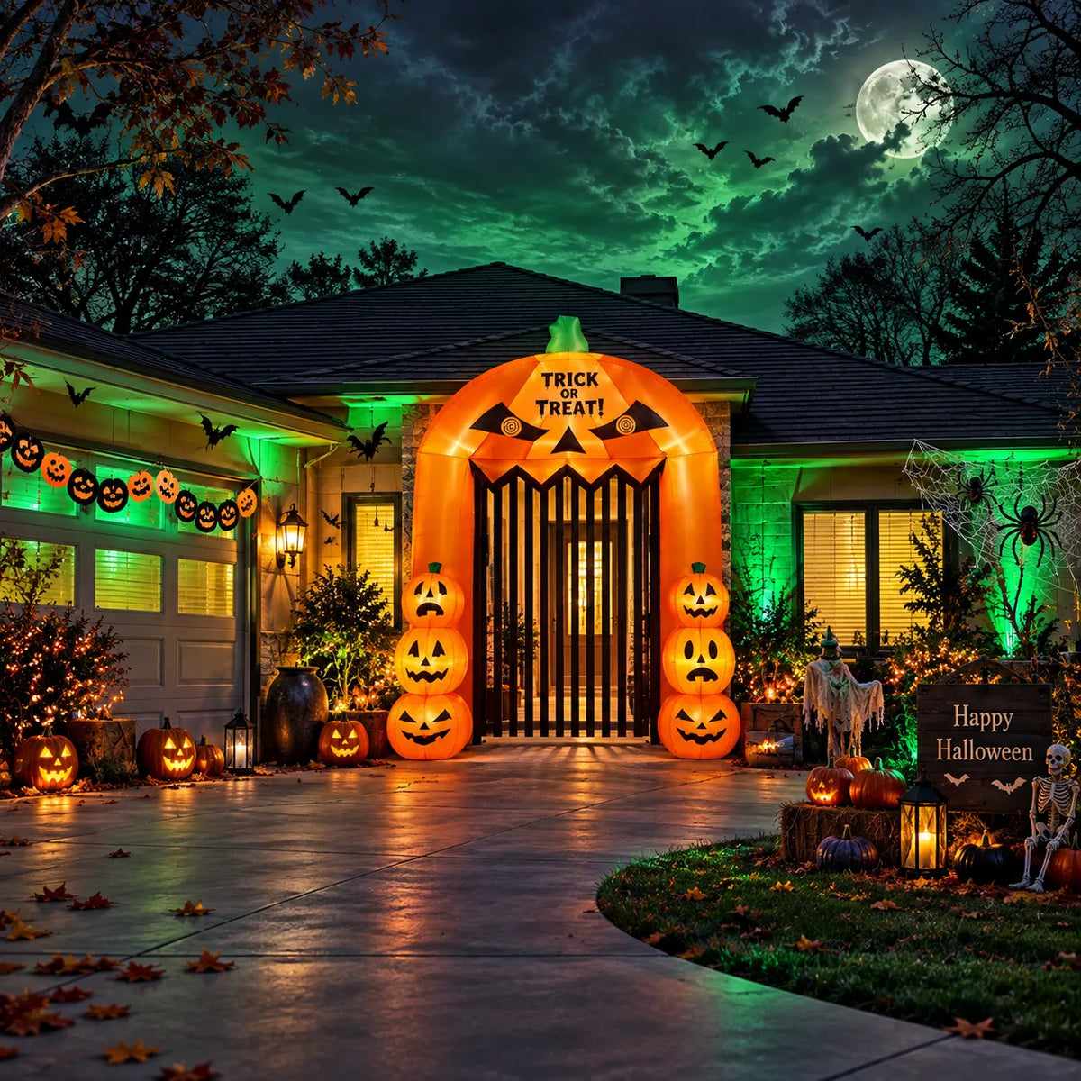 A Walkthrough Halloween Entrance