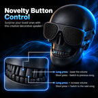 Skull Design Bluetooth Speaker with FM and TF Card Slot