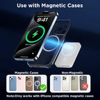 5000Mah Magnetic Power Bank, Wireless Portable Charger for Iphone 12-17 Series, Compatible with Magsafe Cases,Sohochic