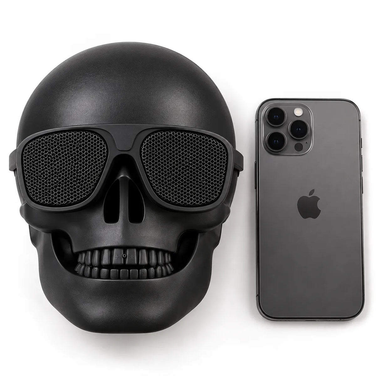 Skull Design Bluetooth Speaker with FM and TF Card Slot