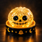 Glitter Glow Dumpling Squishy Blind Box with 5 Halloween Designs