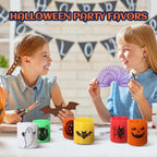 36PCS Halloween Coil Springs for Kids - Assorted Halloween Theme Pattern and Colors, Halloween Toys Party Favors Halloween Treat Bags Gifts