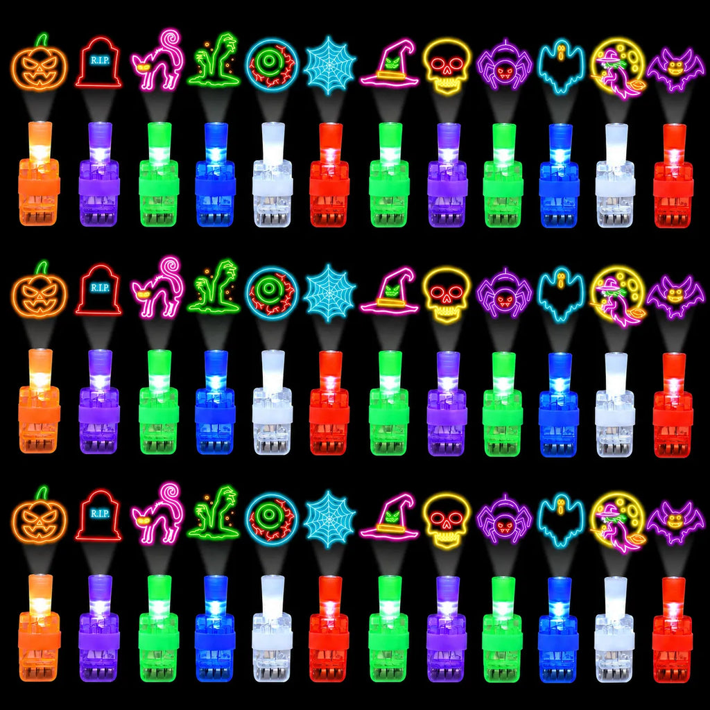 36 Pack Halloween LED Finger Lights for Kids