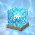 Dynamic Water Ripple LED Night Light with 16 Colors and Remote Control