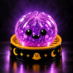 Glitter Glow Dumpling Squishy Blind Box with 5 Halloween Designs