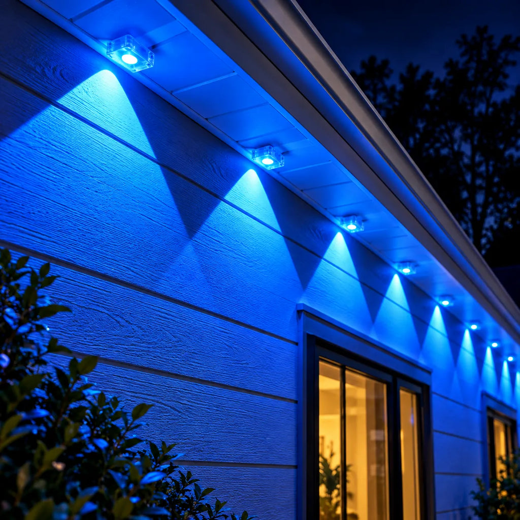 150FT Permanent Outdoor Lights Smart RGB Eave Lights with App and Voice Control