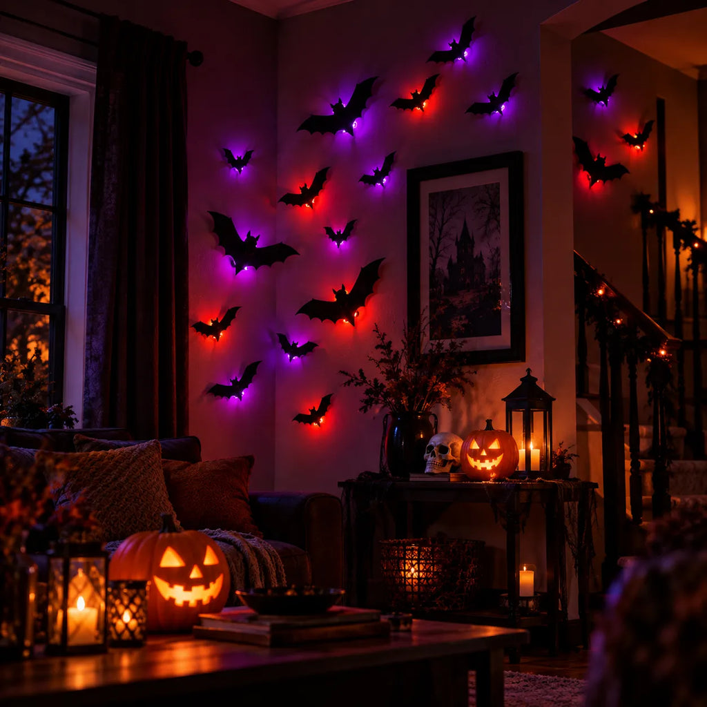 36 Pack Halloween Bats Wall Decor Halloween Decorations Indoor