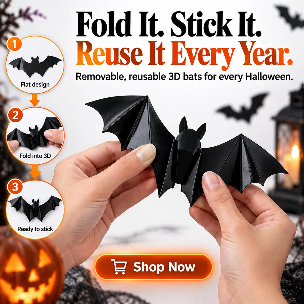 36 Pack Halloween Bats Wall Decor Halloween Decorations Indoor