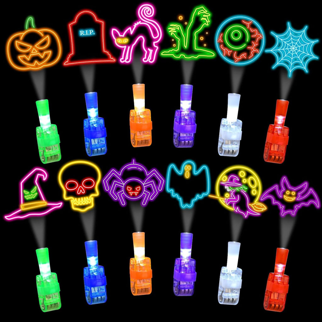 36 Pack Halloween LED Finger Lights for Kids