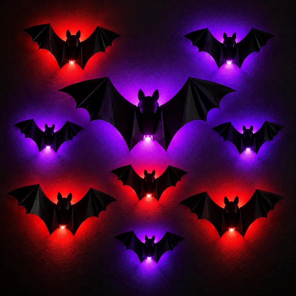 36 Pack Halloween Bats Wall Decor Halloween Decorations Indoor