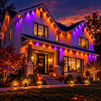 150FT Permanent Outdoor Lights Smart RGB Eave Lights with App and Voice Control