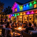 150FT Permanent Outdoor Lights Smart RGB Eave Lights with App and Voice Control