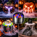 LED Halloween Fog Mist Maker with Color Changing Lights