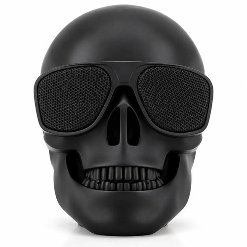 Skull Design Bluetooth Speaker with FM and TF Card Slot