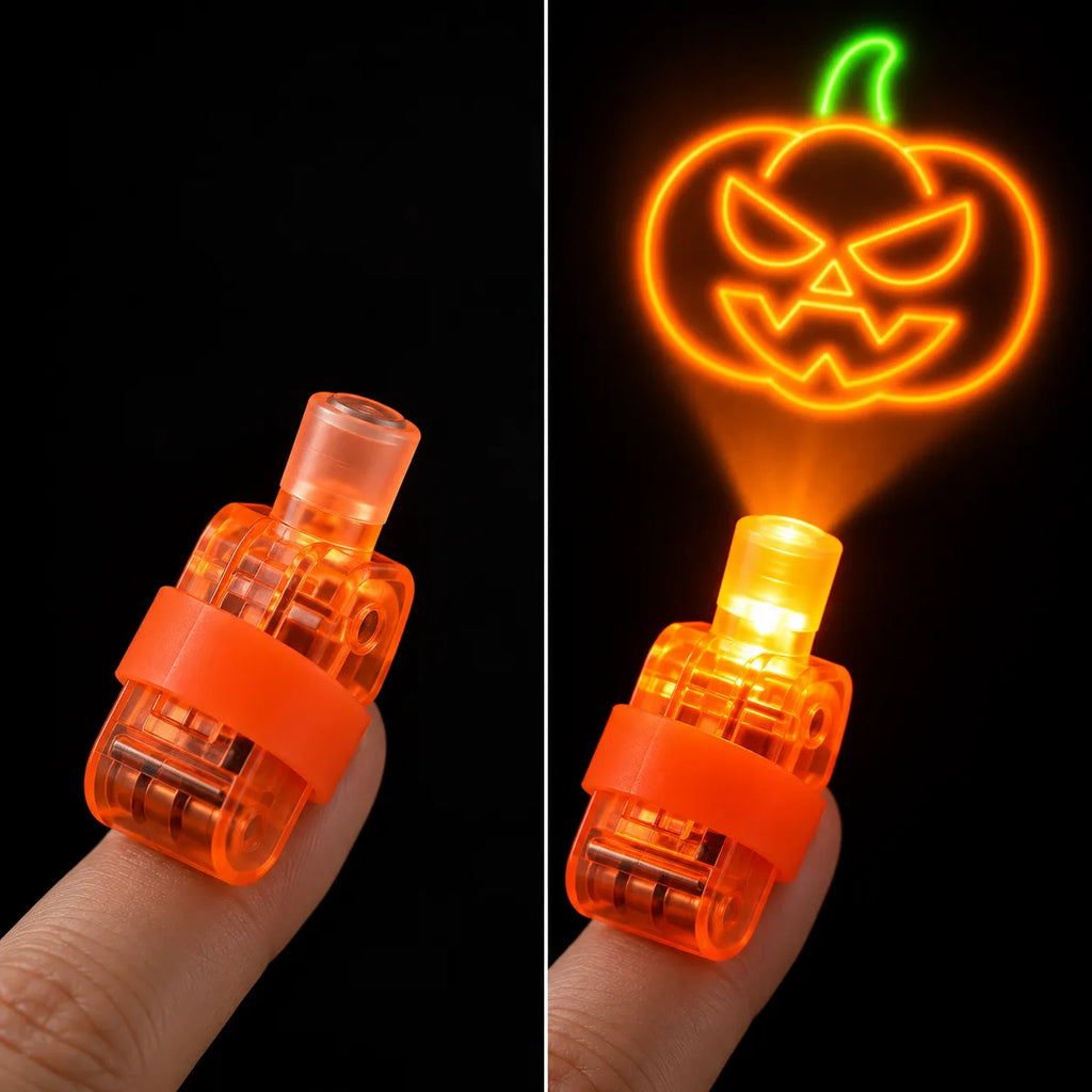 36 Pack Halloween LED Finger Lights for Kids