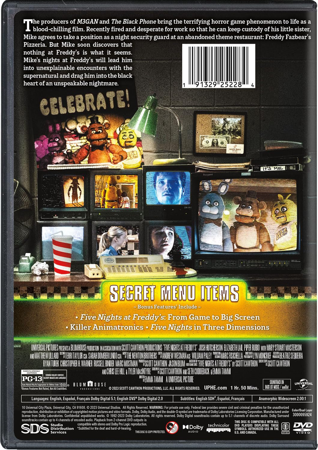 Five Nights at Freddy'S (DVD)
