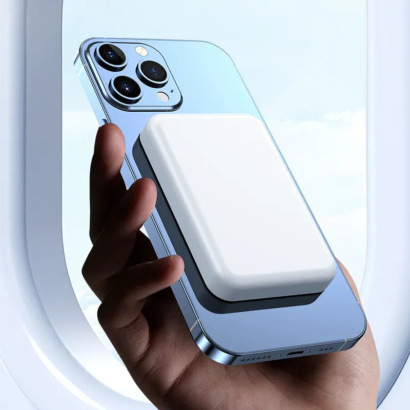 5000Mah Magnetic Power Bank, Wireless Portable Charger for Iphone 12-17 Series, Compatible with Magsafe Cases,Sohochic