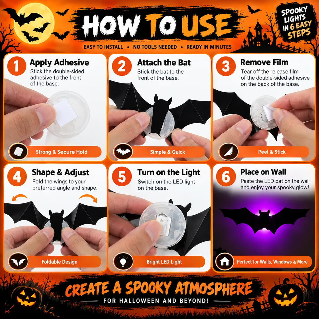 36 Pack Halloween Bats Wall Decor Halloween Decorations Indoor