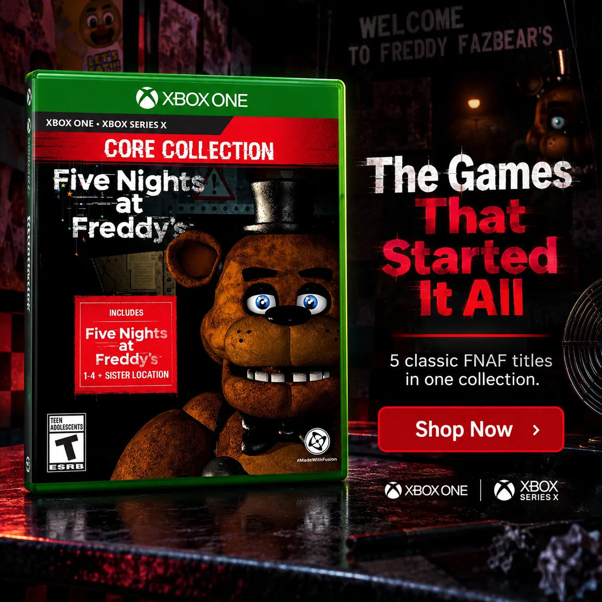 Five Nights at Freddys Core Collection for Xbox One and Xbox Series X
