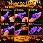 36 Pack Halloween LED Finger Lights for Kids