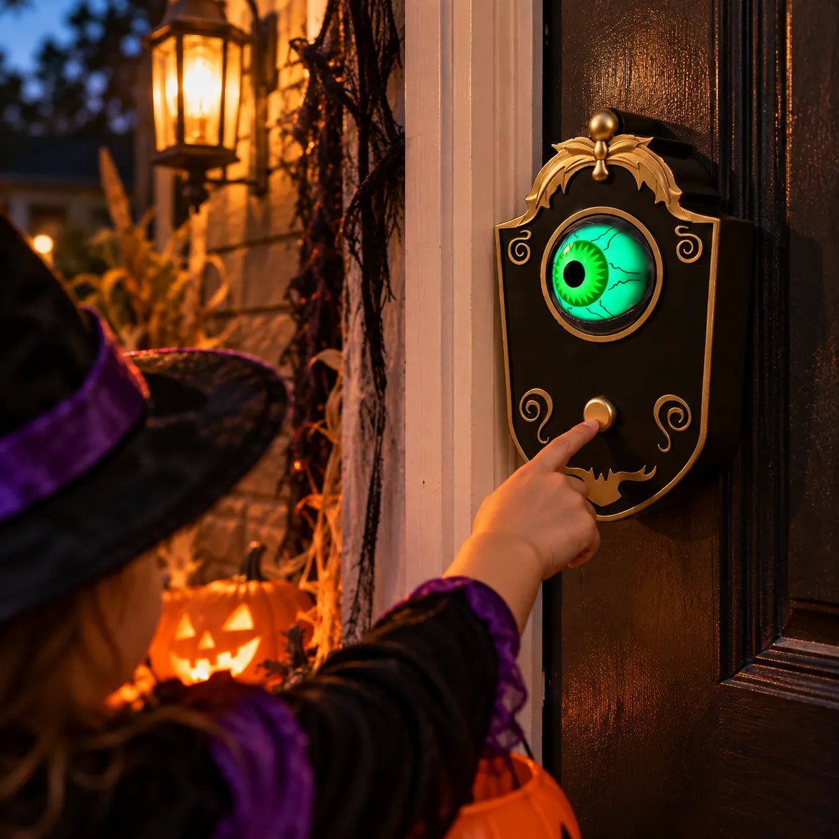 Halloween Eyeball Doorbell with Sound Effects