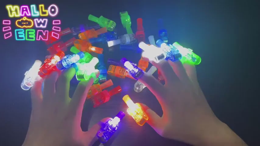 36 Pack Halloween LED Finger Lights for Kids