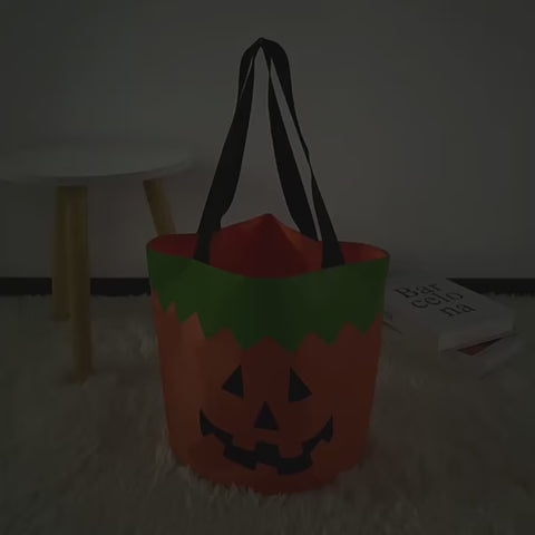 LED Light Up Halloween Trick or Treat Bag